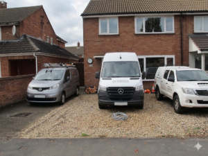 Mowbray cars on drive