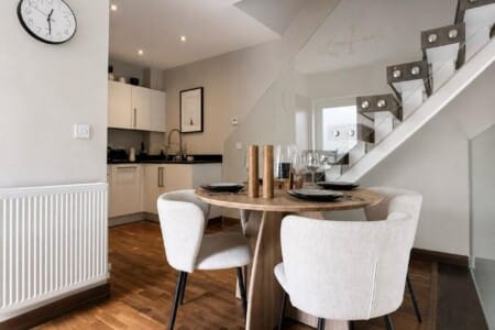 The Observatory, Cambridge: dining kitchen