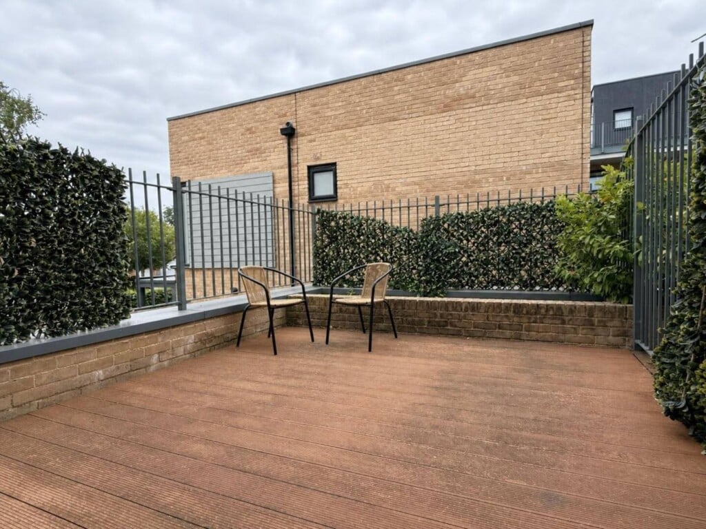 The Observatory, Cambridge: private terrace