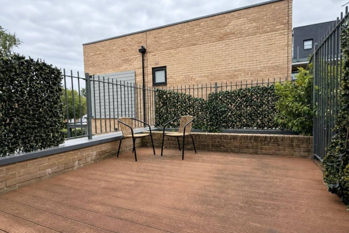 The Observatory, Cambridge: private terrace