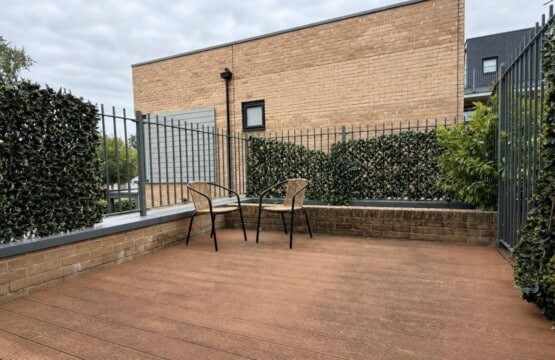 The Observatory, Cambridge: private terrace